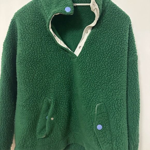 J. Crew Vintage Snap Collar Polartec Sweater - Picture 13 of 13